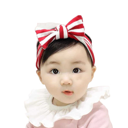 Girls Solid Color Striped Polka dots Print Headwear