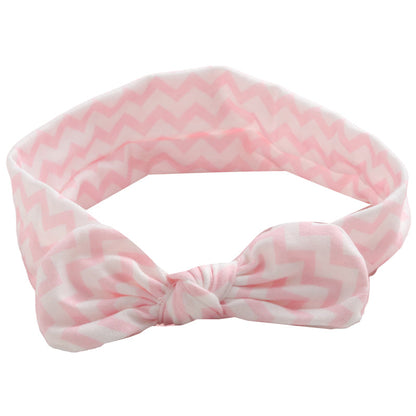 Girls Solid Color Striped Polka dots Print Headwear