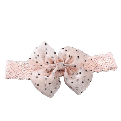Baby Girls Polka dots Bow Accessories Headwear