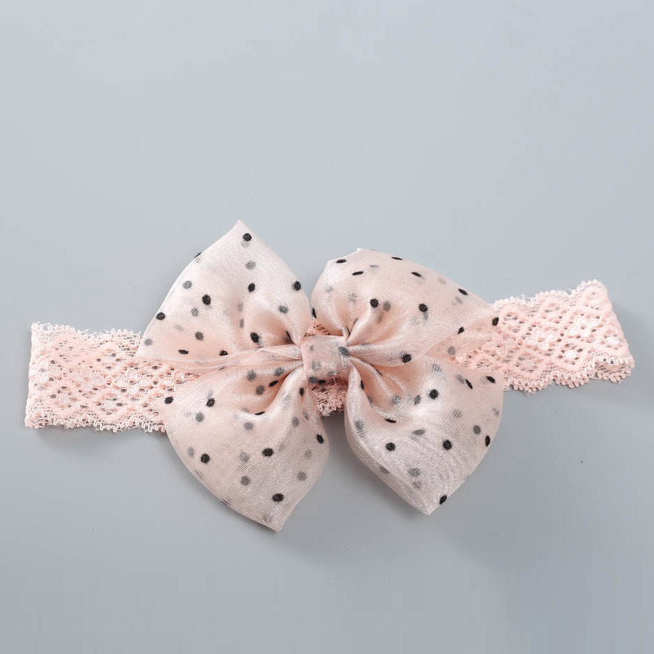 Baby Girls Polka dots Bow Accessories Headwear