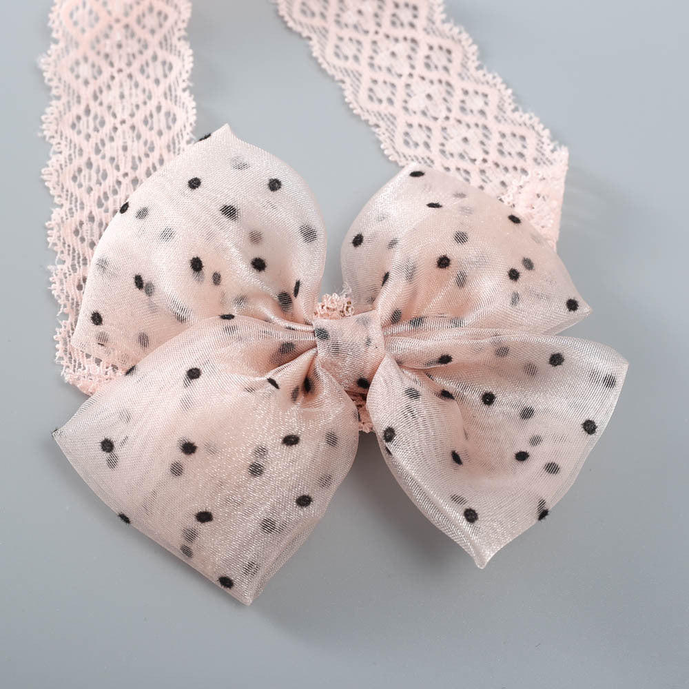 Baby Girls Polka dots Bow Accessories Headwear