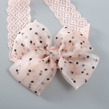 Baby Girls Polka dots Bow Accessories Headwear