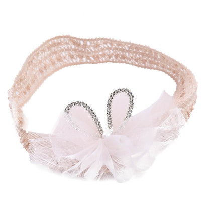 Girls Bow Lace Embroidered Accessories Headwear