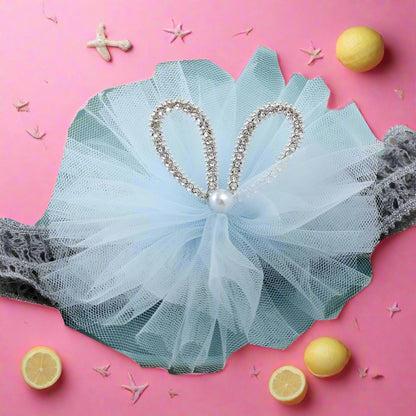 Girls Bow Lace Embroidered Accessories Headwear