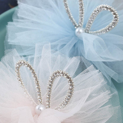 Girls Bow Lace Embroidered Accessories Headwear