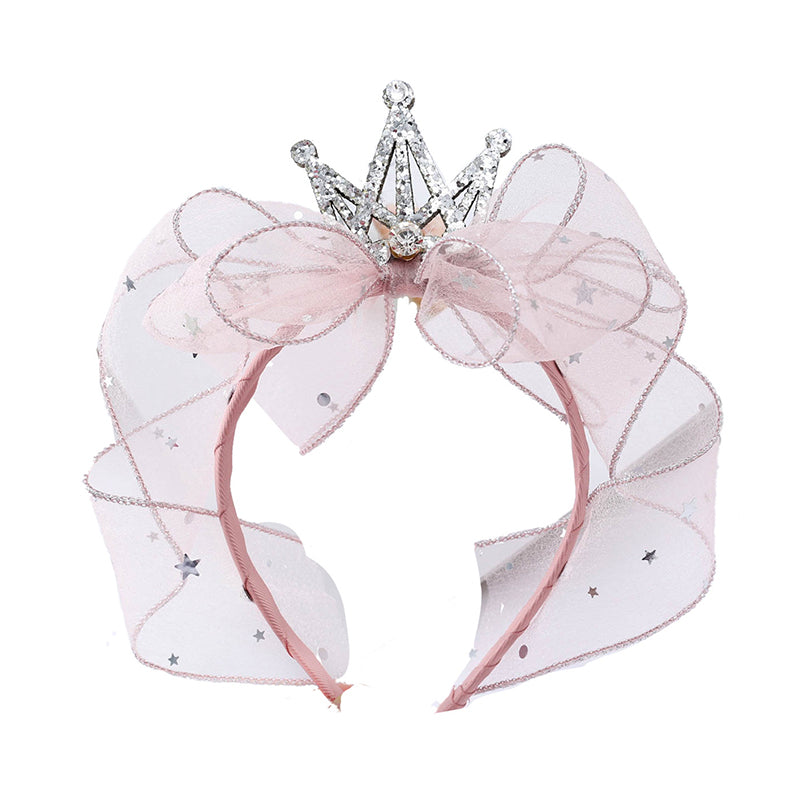 Girls Bow Lace Embroidered Accessories Headwear