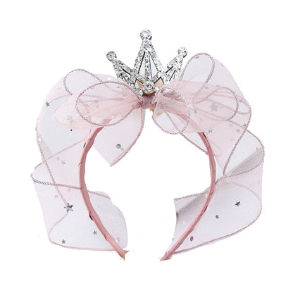 Girls Bow Lace Embroidered Accessories Headwear