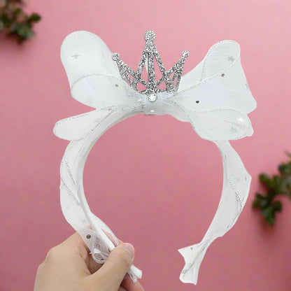 Girls Bow Lace Embroidered Accessories Headwear
