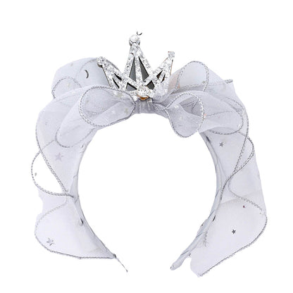 Girls Bow Lace Embroidered Accessories Headwear