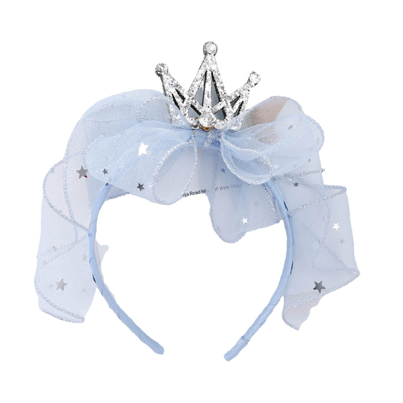 Girls Bow Lace Embroidered Accessories Headwear