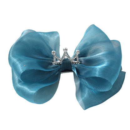 Girls Solid Color Bow Accessories Headwear
