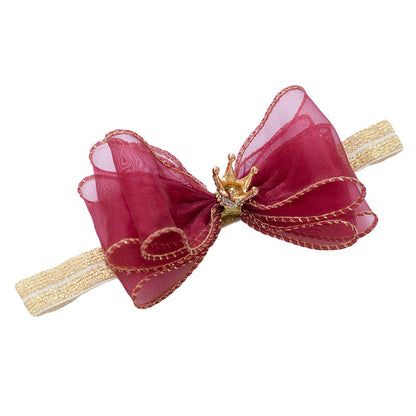 Girls Bow Lace Accessories Headwear