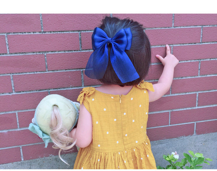 Girls Solid Color Lace Accessories Headwear