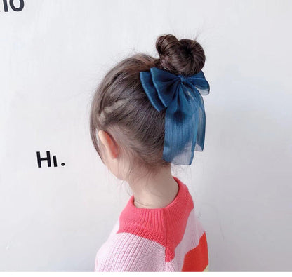 Girls Solid Color Lace Accessories Headwear