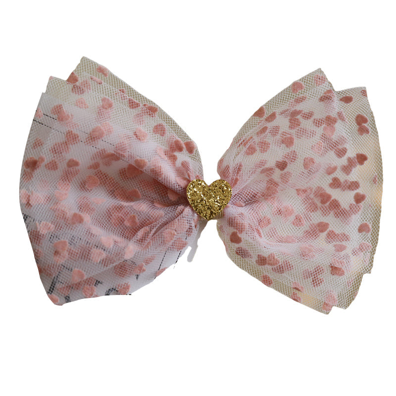 Girls Love heart Lace Embroidered Accessories Headwear