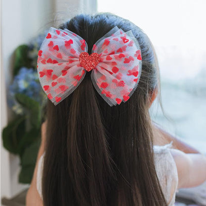 Girls Love heart Lace Embroidered Accessories Headwear