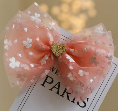 Girls Love heart Lace Embroidered Accessories Headwear