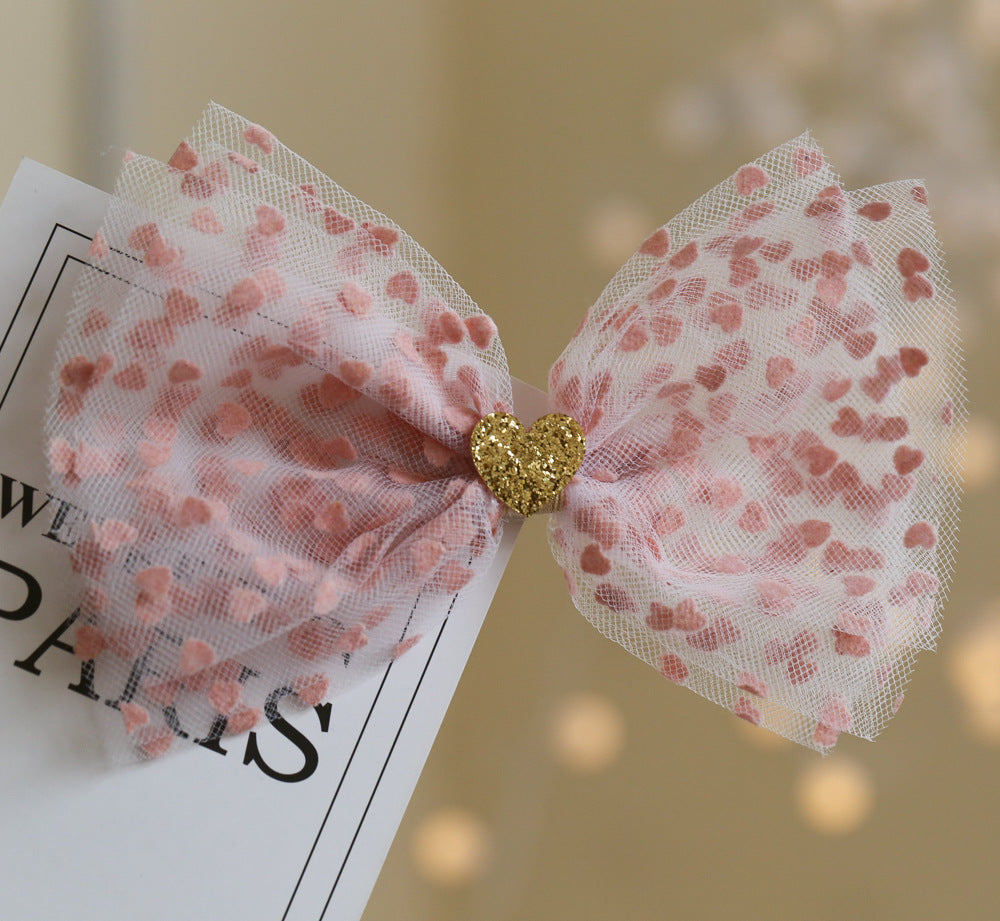 Girls Love heart Lace Embroidered Accessories Headwear