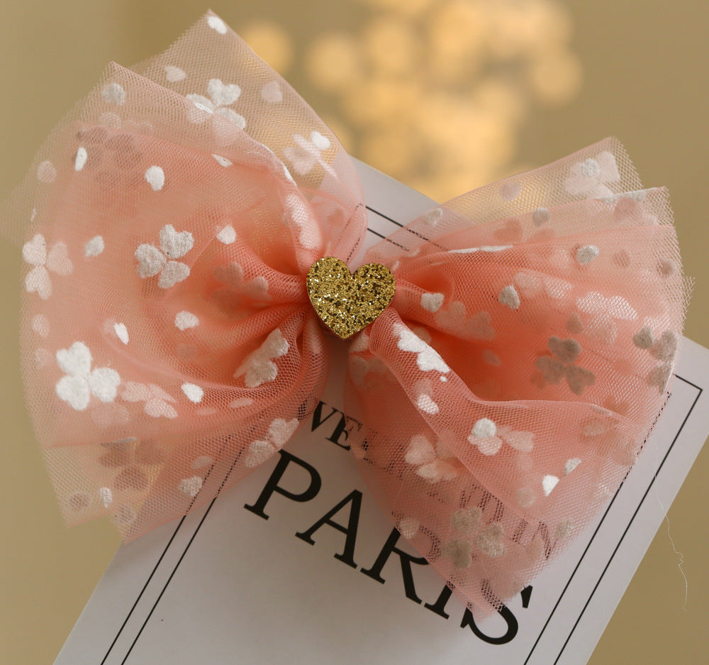 Girls Love heart Lace Embroidered Accessories Headwear