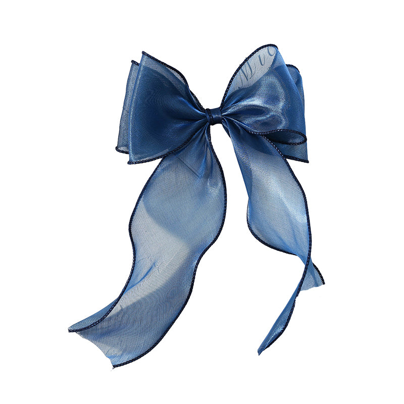 Girls Solid Color Bow Accessories Headwear