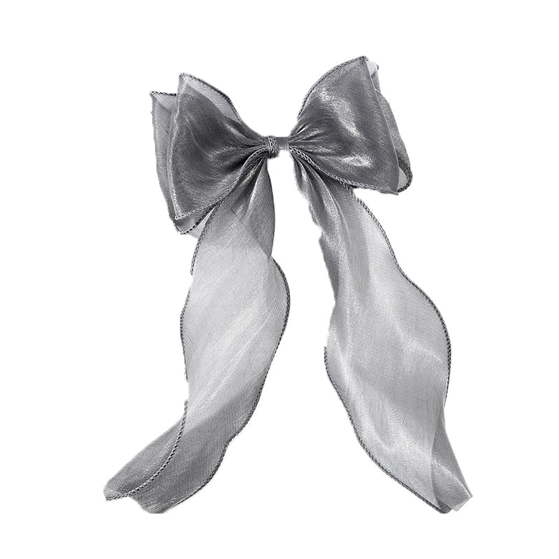 Girls Solid Color Bow Accessories Headwear