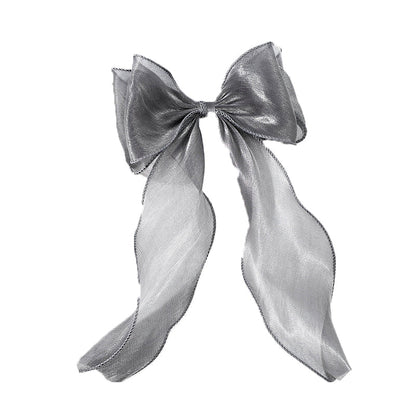 Girls Solid Color Bow Accessories Headwear