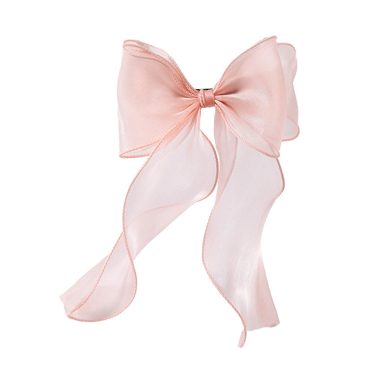 Girls Solid Color Bow Accessories Headwear