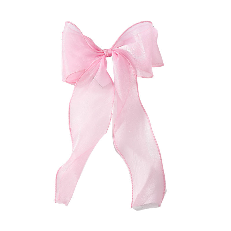 Girls Solid Color Bow Accessories Headwear