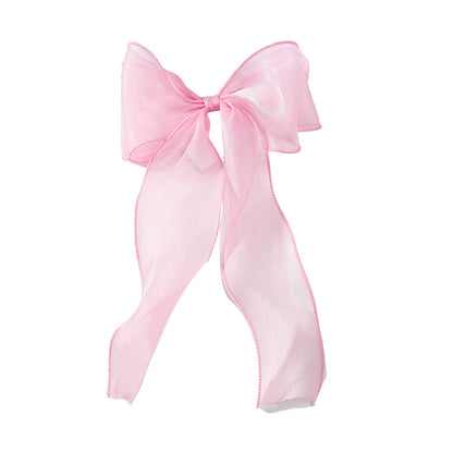 Girls Solid Color Bow Accessories Headwear