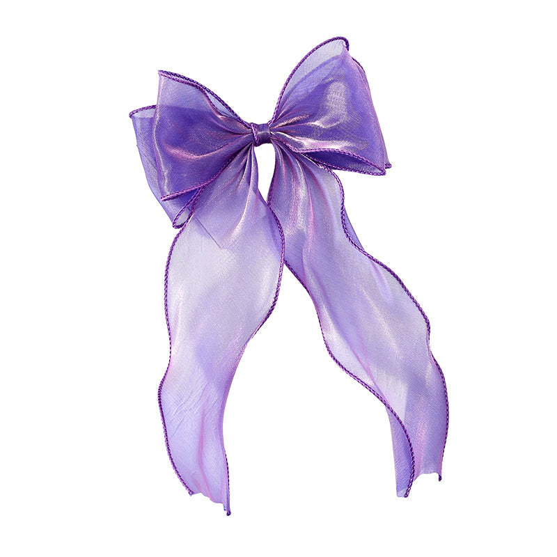 Girls Solid Color Bow Accessories Headwear