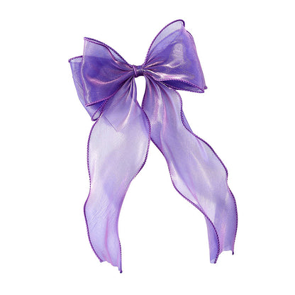 Girls Solid Color Bow Accessories Headwear