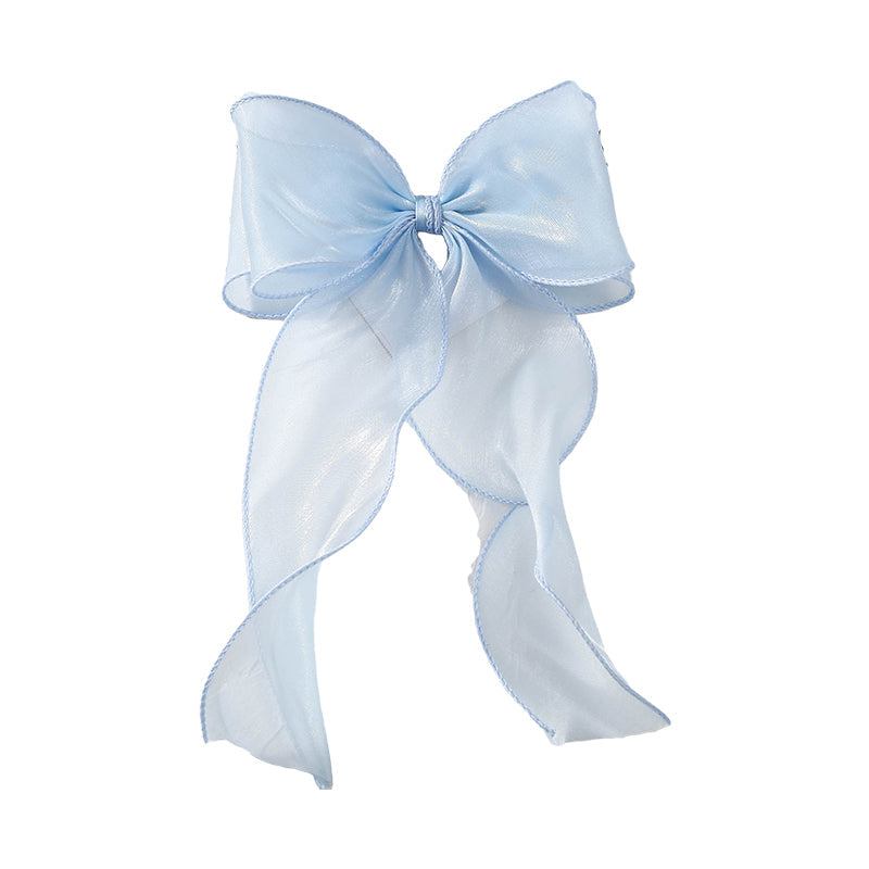 Girls Solid Color Bow Accessories Headwear