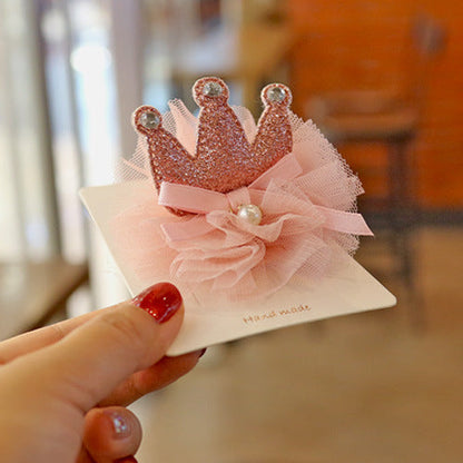 Girls Color-blocking Bow Accessories Headwear
