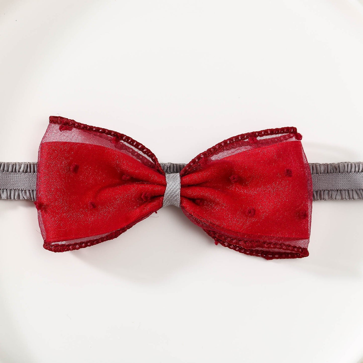 Girls Color-blocking Bow Accessories Headwear