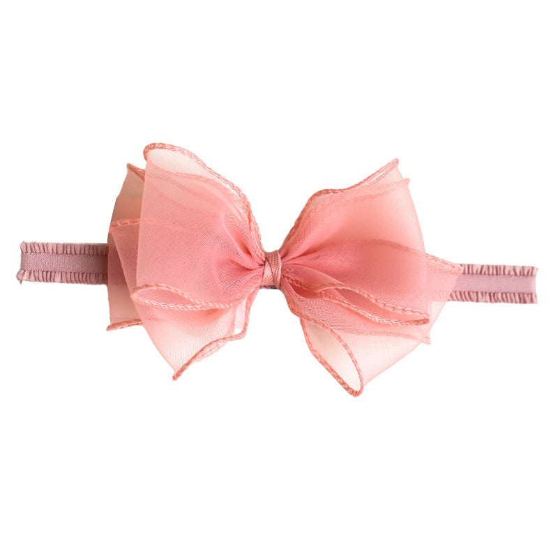 Baby Girls Solid Color Headwear
