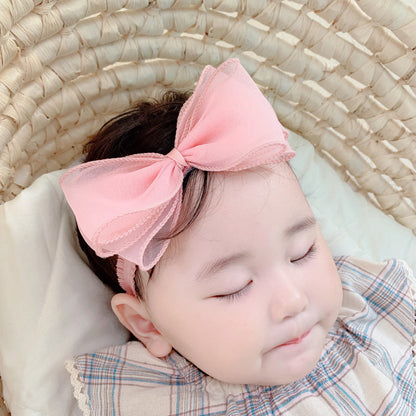 Baby Girls Solid Color Headwear