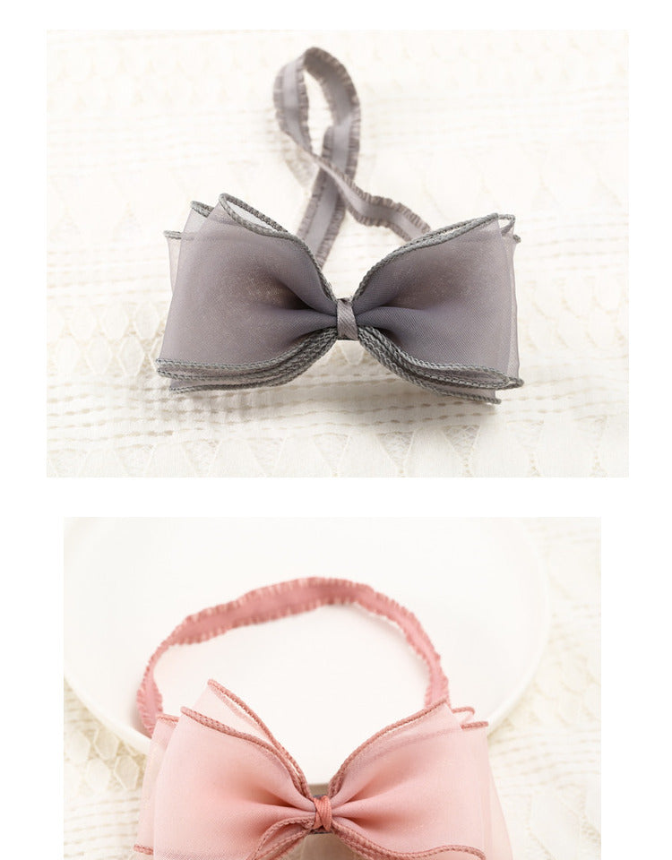 Baby Girls Solid Color Headwear