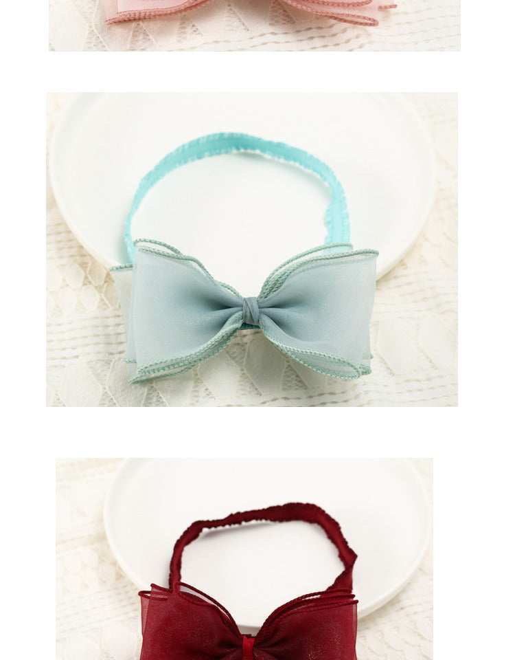 Baby Girls Solid Color Headwear