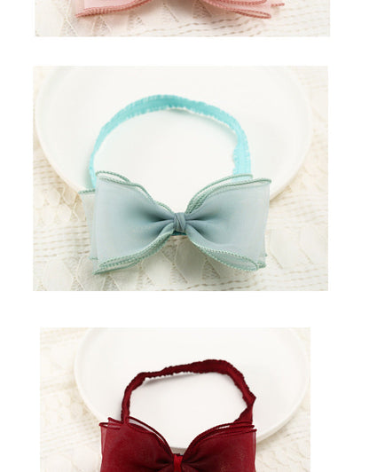 Baby Girls Solid Color Headwear