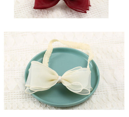 Baby Girls Solid Color Headwear