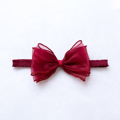 Baby Girls Solid Color Headwear