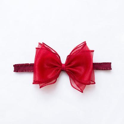 Baby Girls Solid Color Headwear