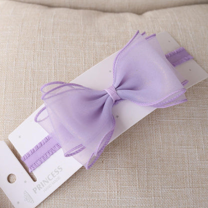 Baby Girls Solid Color Headwear