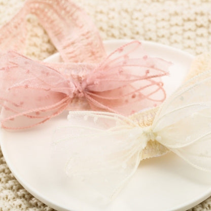 Girls Solid Color Bow Accessories Headwear