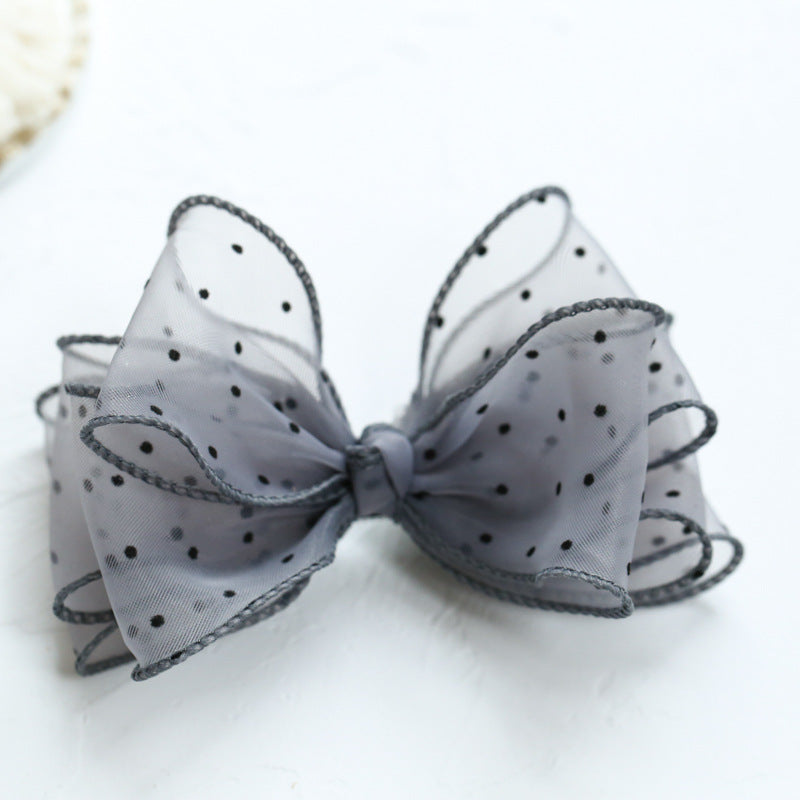 Girls Polka dots Bow Accessories Headwear Wholesale 220620199