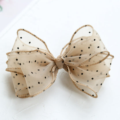 Girls Polka dots Bow Accessories Headwear Wholesale 220620199