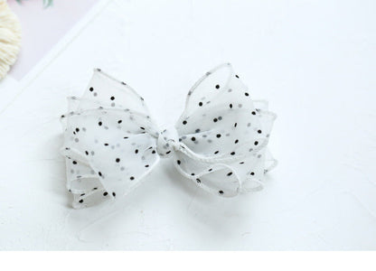 Girls Polka dots Bow Accessories Headwear Wholesale 220620199