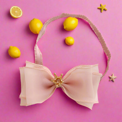 Baby Girls Solid Color Bow Accessories Headwear