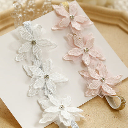 Baby Girls Flower Lace Accessories Headwear Wholesale