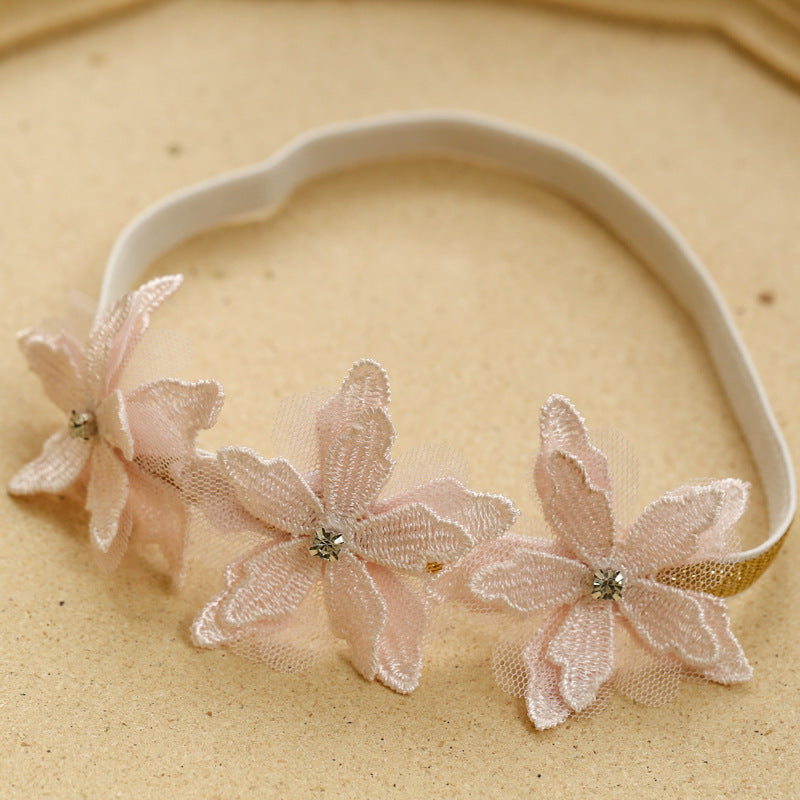 Baby Girls Flower Lace Accessories Headwear Wholesale